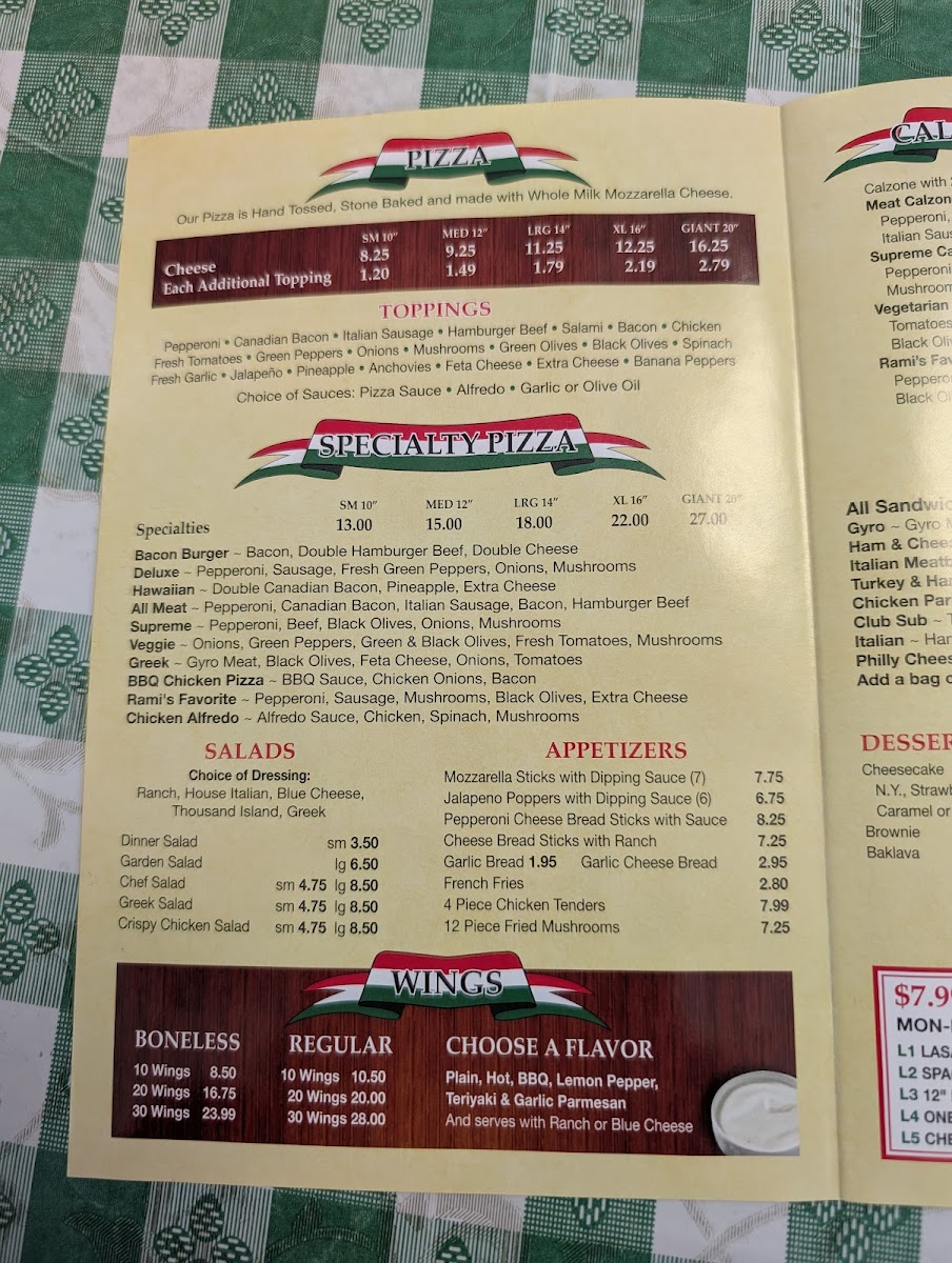 Menu Rami's Pizza-6